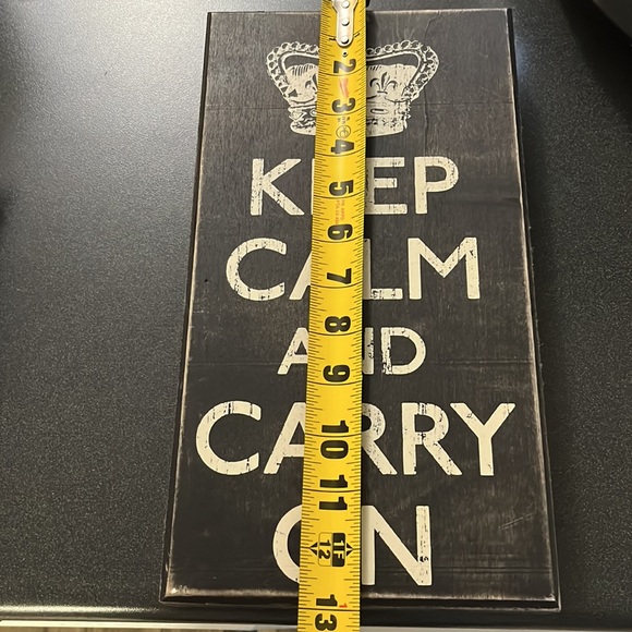 Keep Calm & Carry On Sign 👑 - Picture 5 of 7